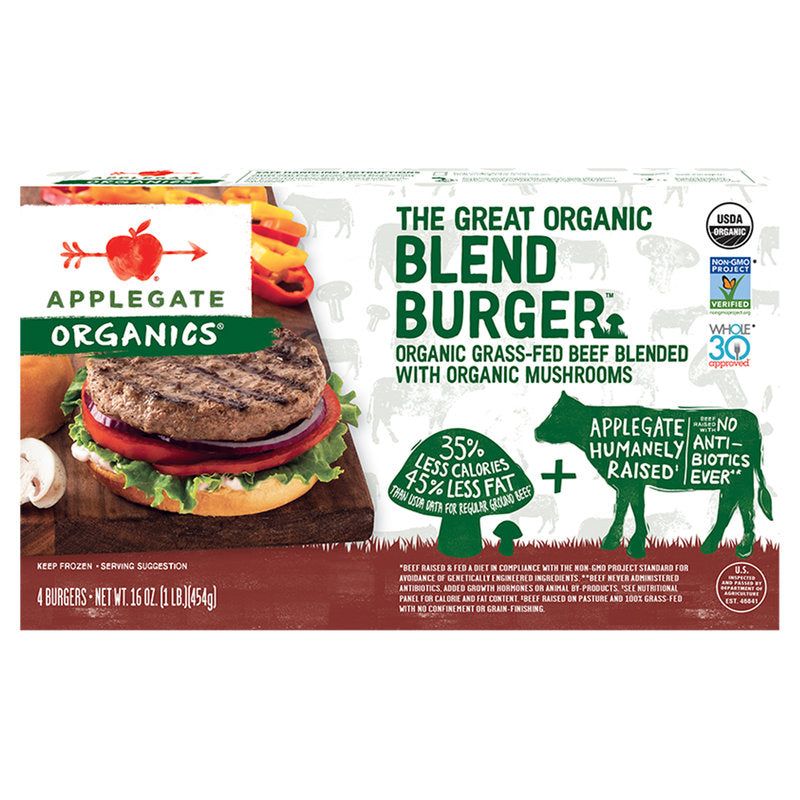 Applegate Organic Grass-Fed Beef Burgers