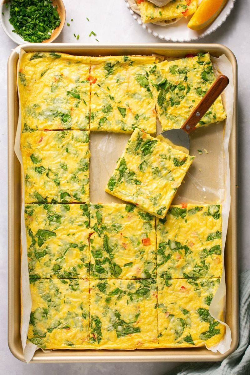 Sheet Pan Egg Squares