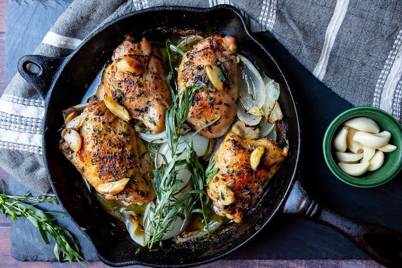 Garlic Butter Chicken Thighs