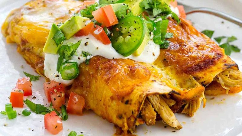 Bland Chicken Enchiladas