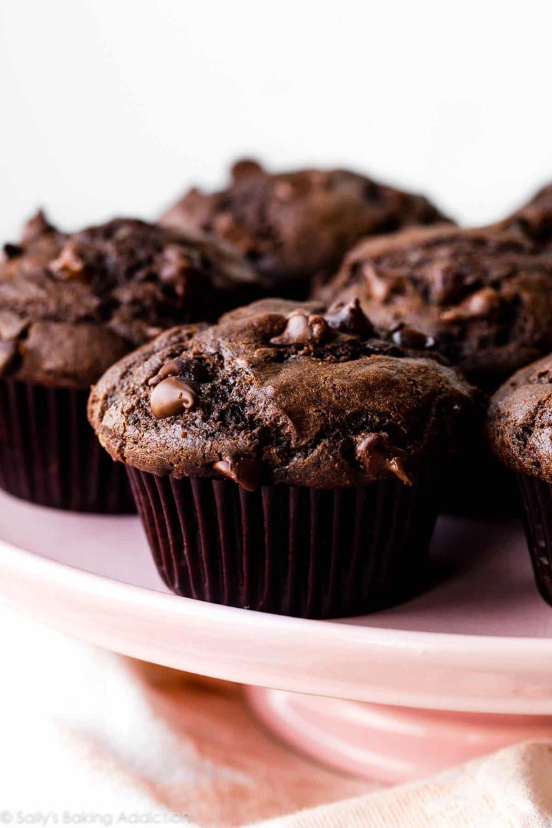Chocolate Ice Cream Muffins