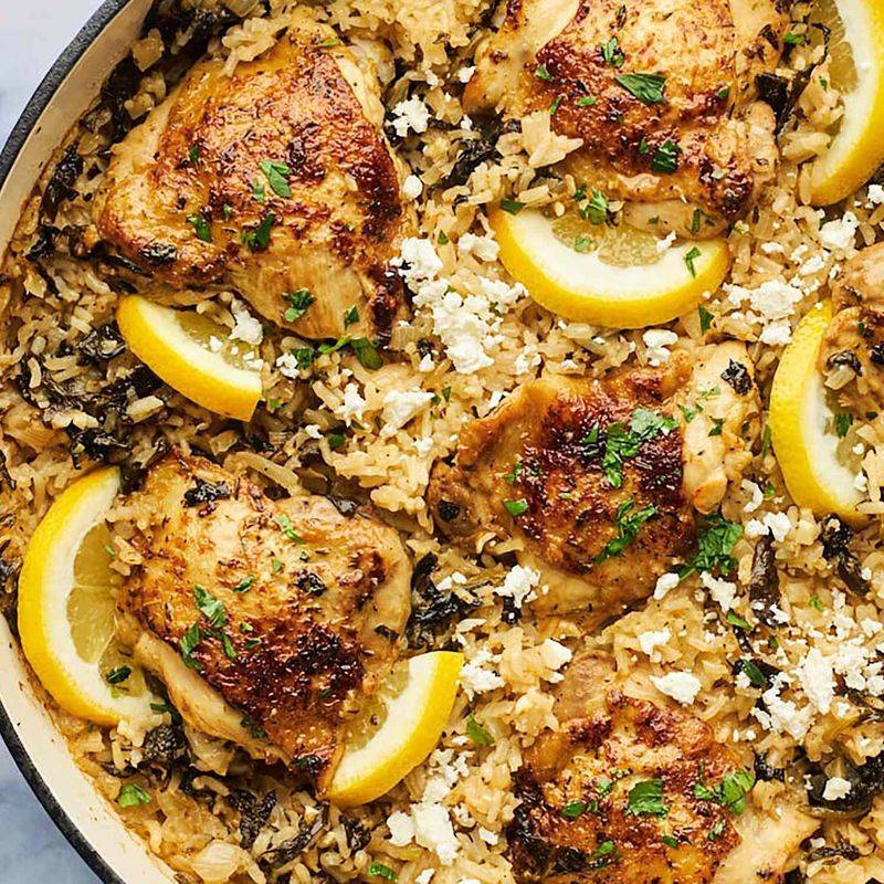 One-Pan Chicken and Rice