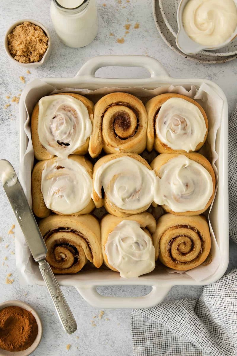 Cinnamon Rolls with Cream Cheese Filling