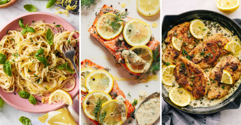 15 Bright and Zesty Lemon Recipes That Turn Weeknight Dinners Into Citrus-Packed Showstoppers