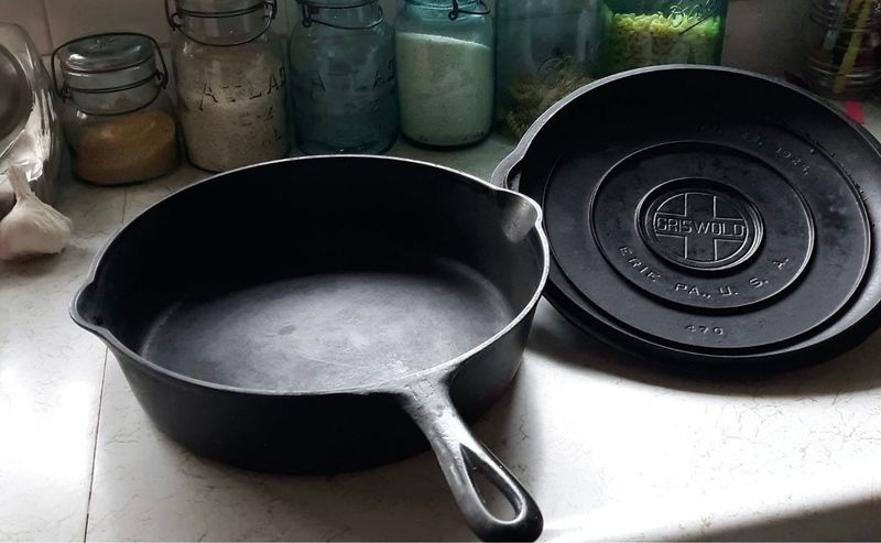 Cast Iron Skillets with History