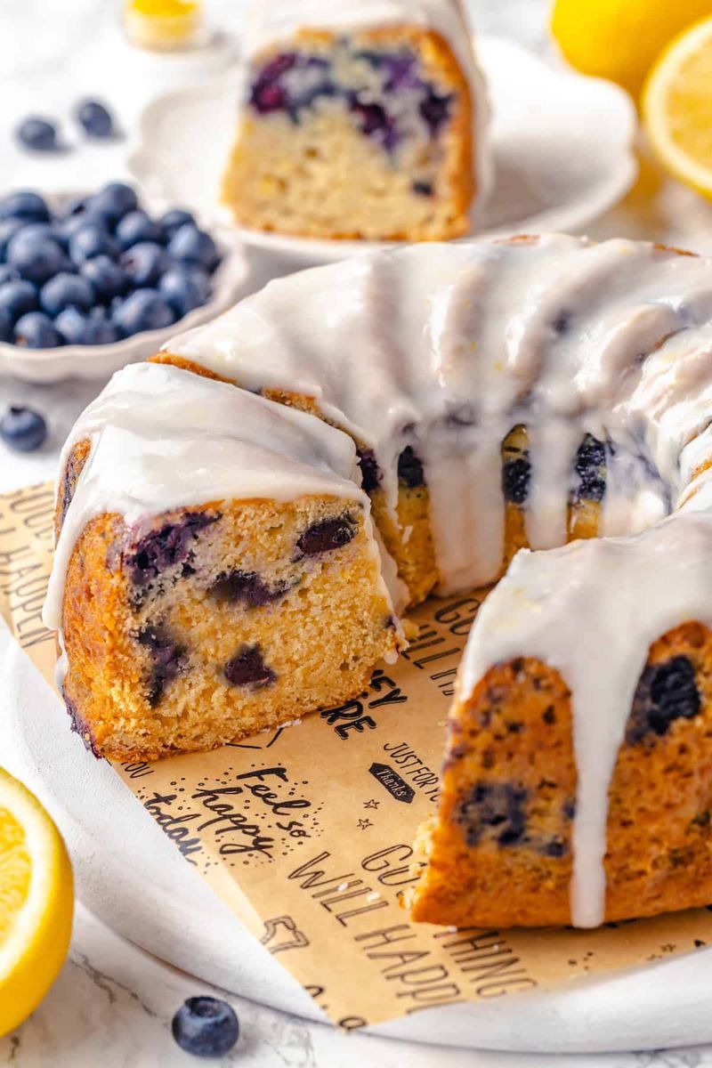 Lemon-Blueberry Bundt Cake