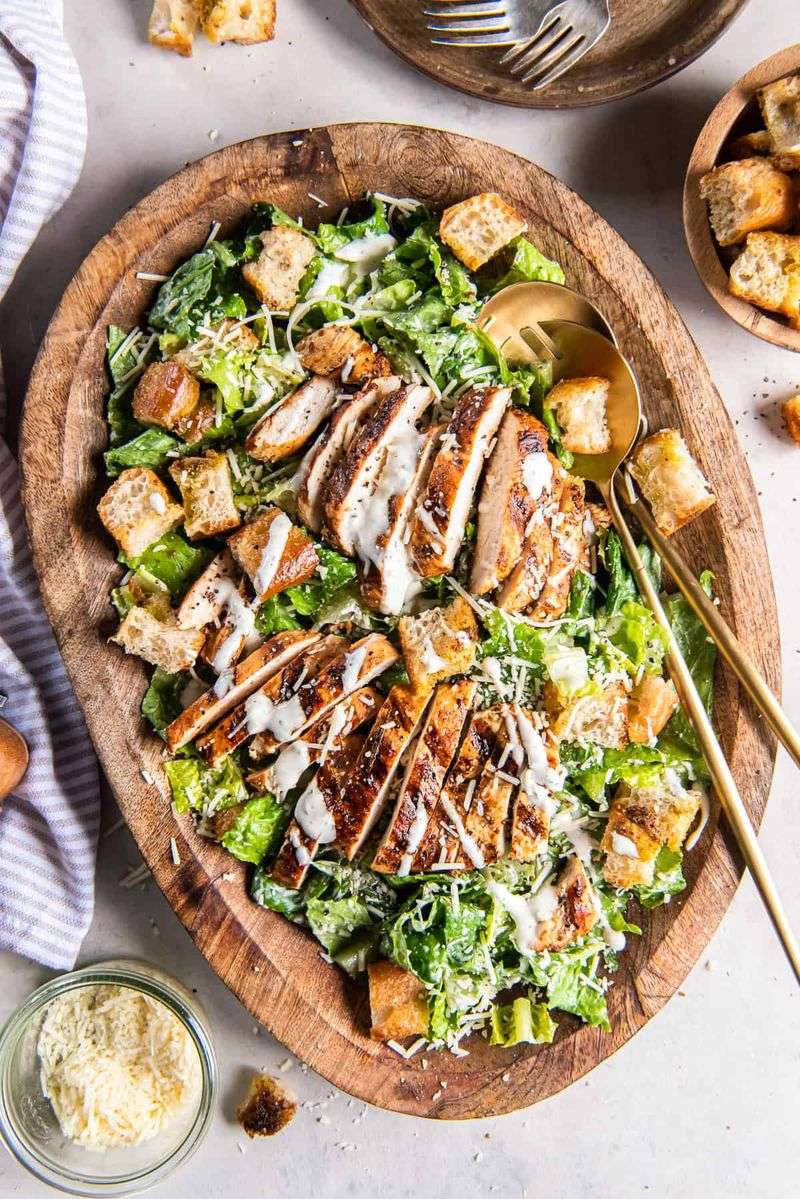 Grilled Chicken Caesar Salad Bowl