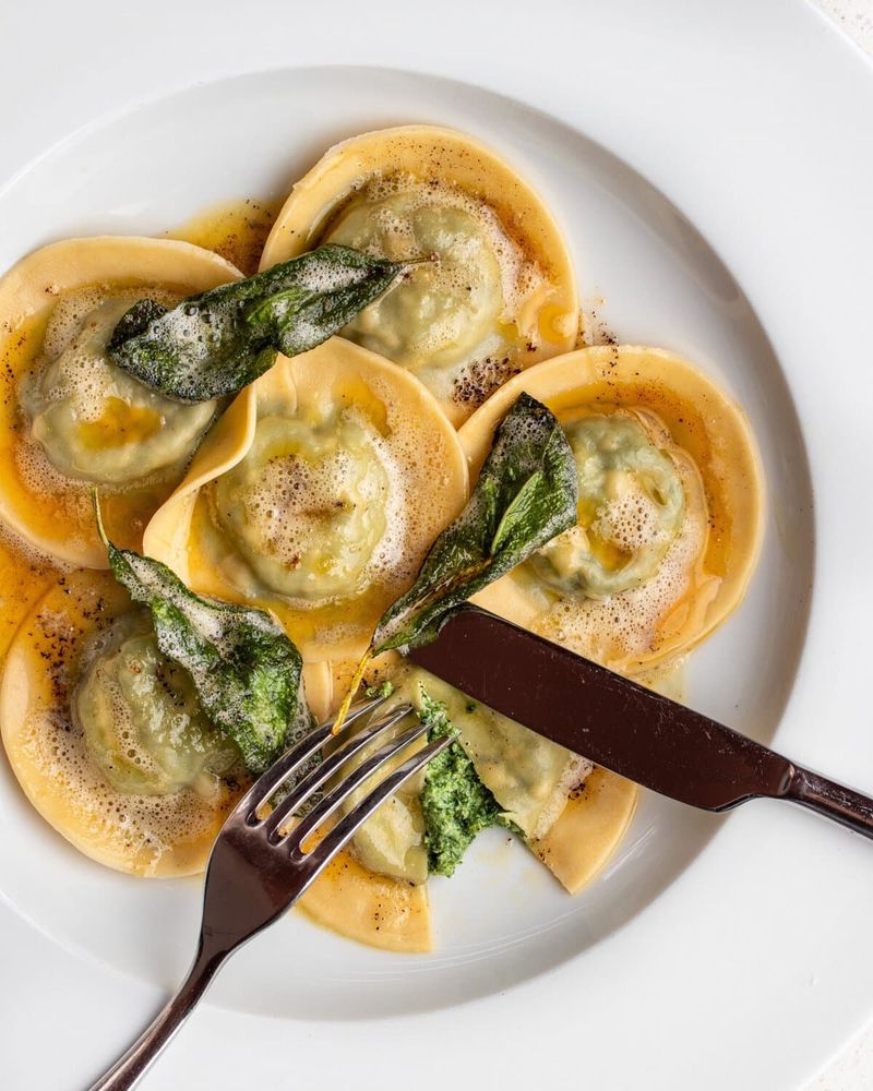 Ricotta and Spinach Ravioli