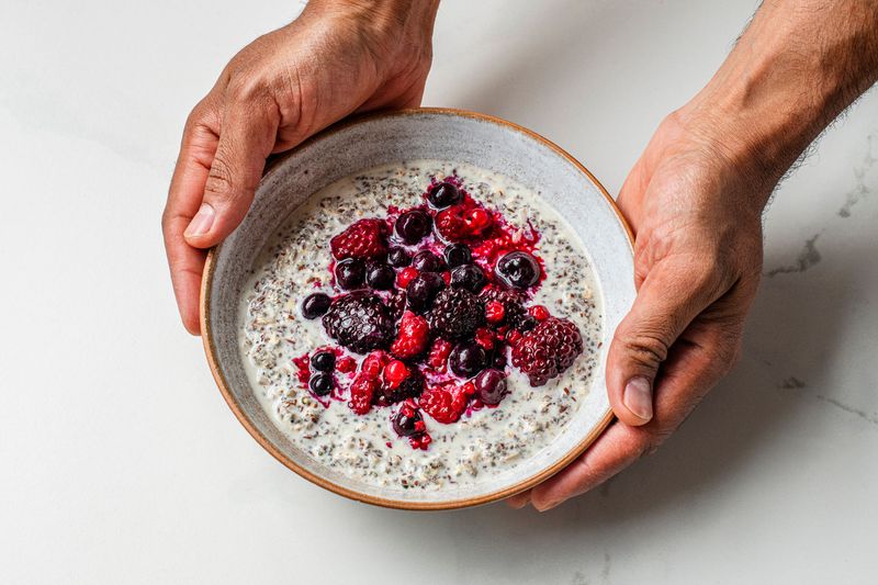 Berry-Packed Overnight Oats