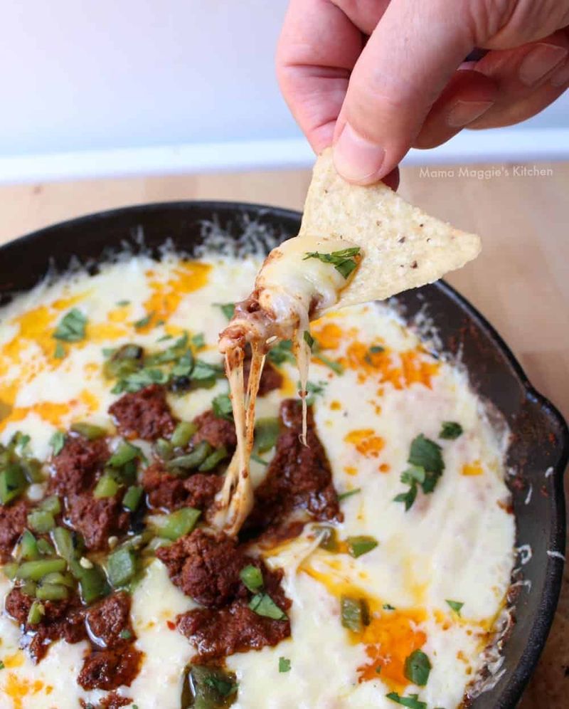 Queso Fundido with Chorizo