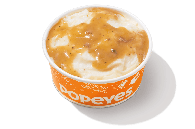 Mashed Potatoes with Cajun Gravy