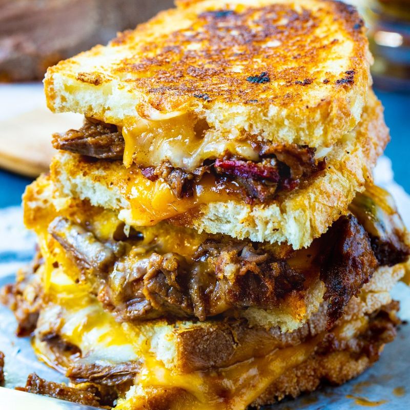BBQ Brisket Grilled Cheese