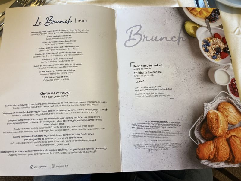 Breakfast Food Upcharges