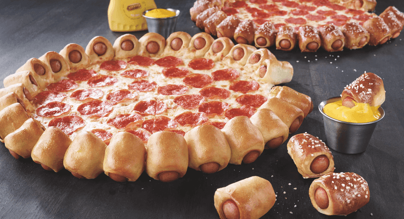 Pizza Hut's Hot Dog Stuffed Crust