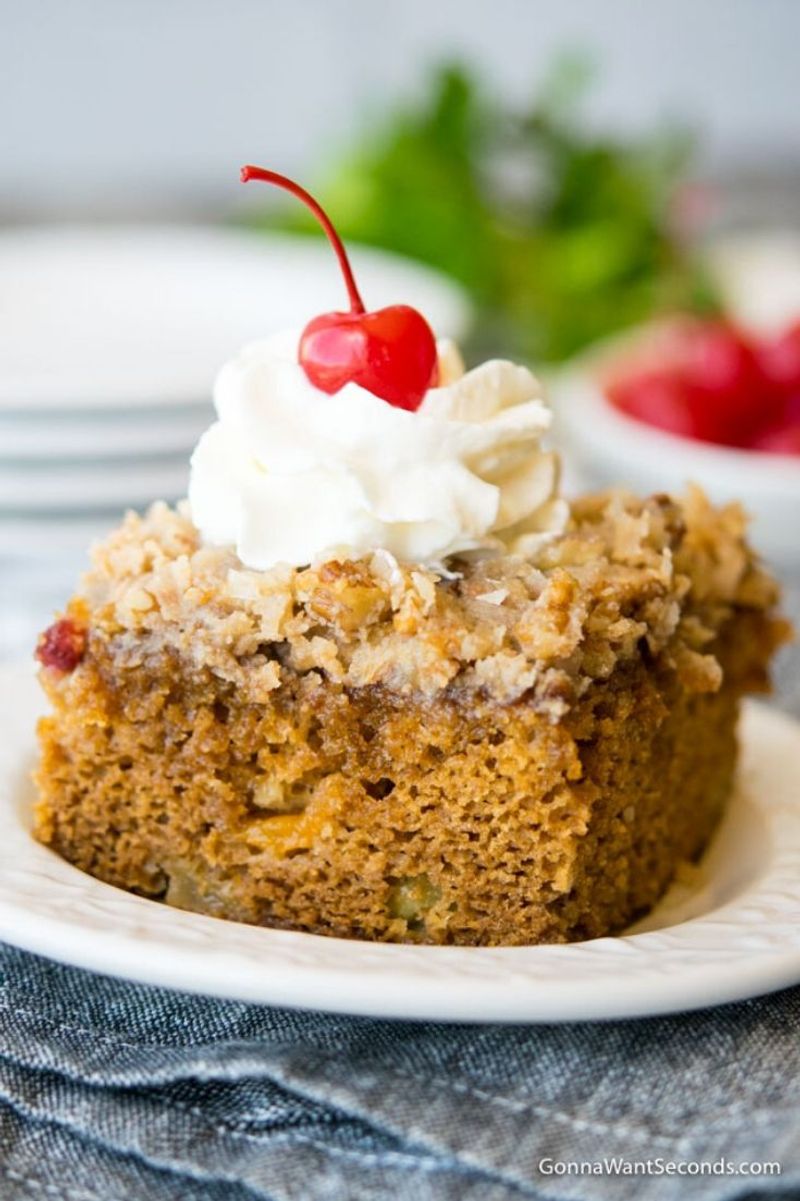 Canned Fruit Cocktail Cake