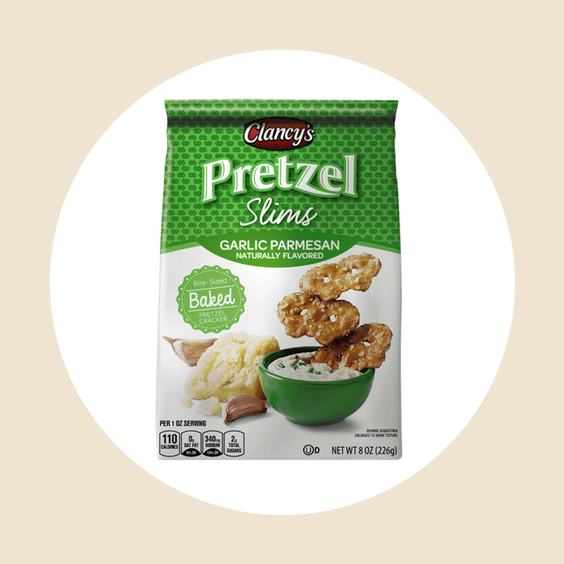 Savory Clancy's Garlic Parmesan Pretzel Slims – $2.19