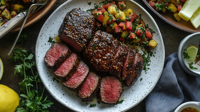 Chipotle-Rubbed Ribeye Pieces