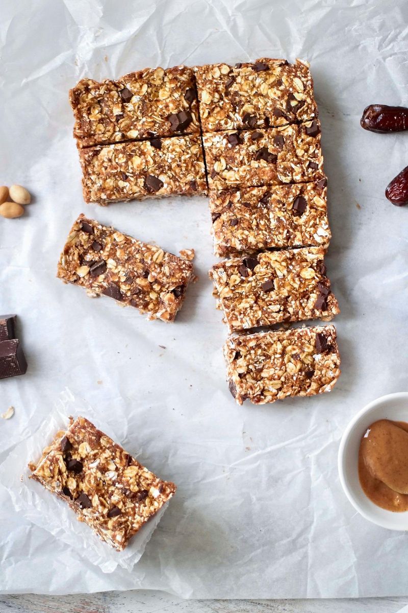 Chewy Date and Peanut Butter Delights