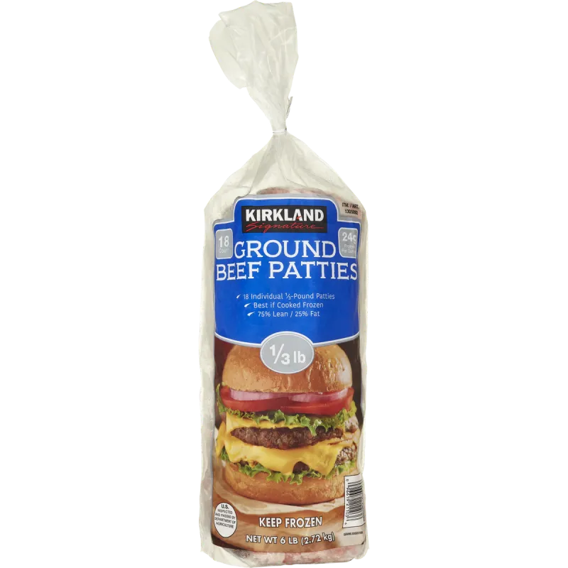 Costco Kirkland Signature Beef Patties