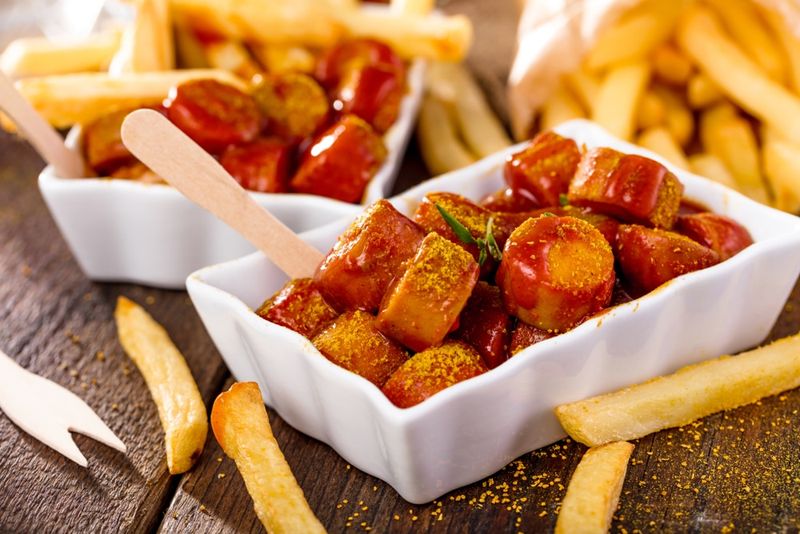 Currywurst from Germany