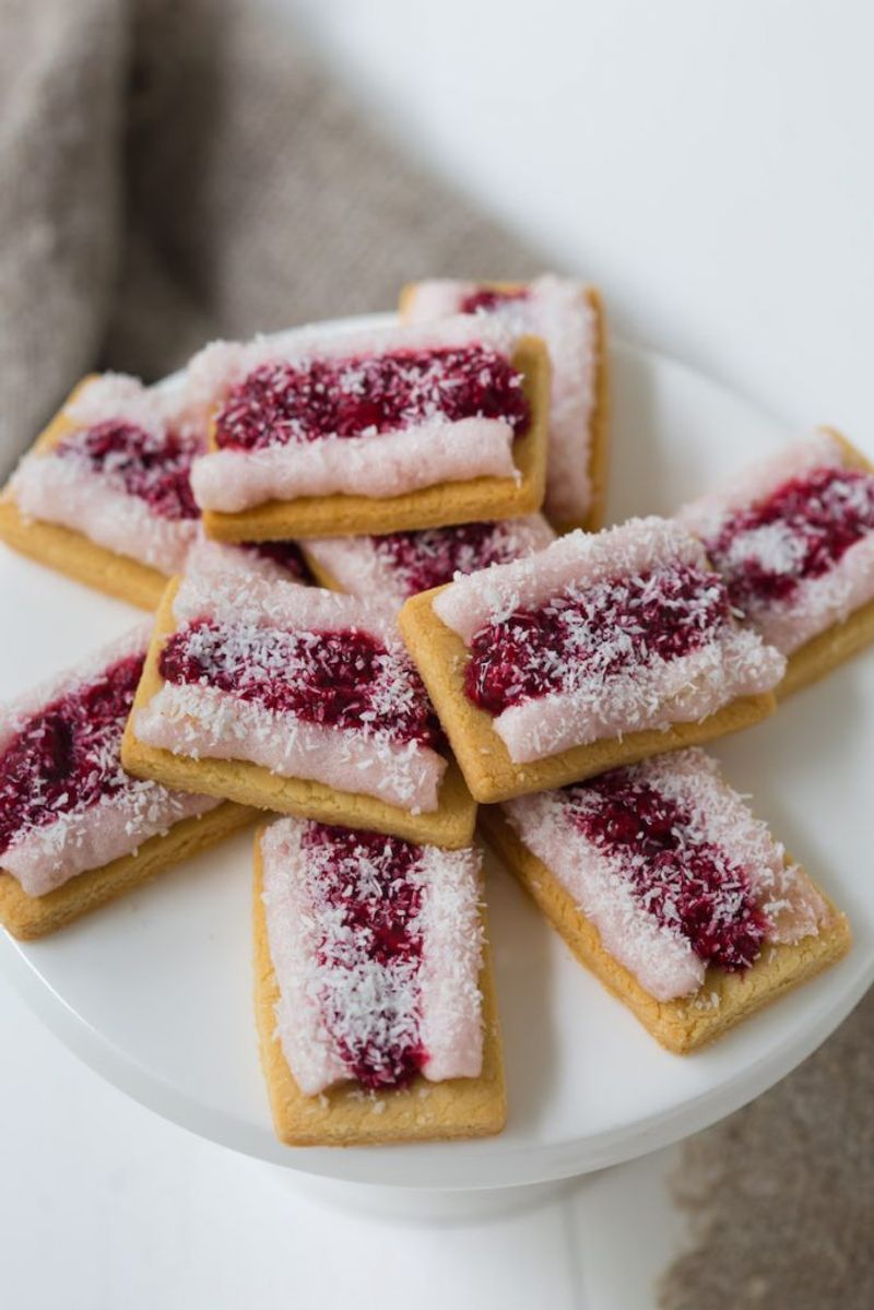 Iced VoVos: Pretty-in-Pink Biscuit Beauties