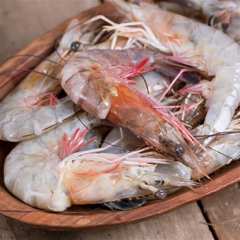 Frozen Shrimp with Heads On (Boat-bagged)