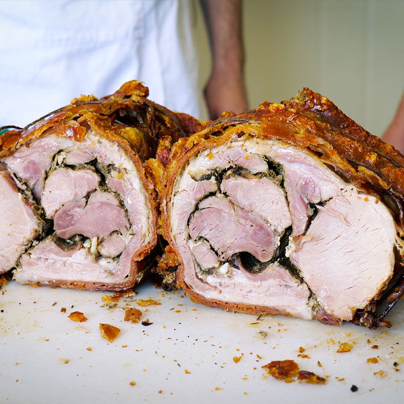 Porchetta: Herb-Stuffed Pork Roll of Savory Perfection
