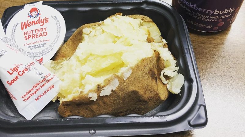 Wendy’s Plain Baked Potato