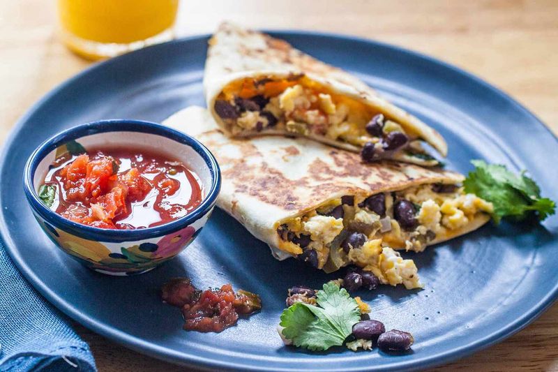 Southwest Breakfast Quesadilla