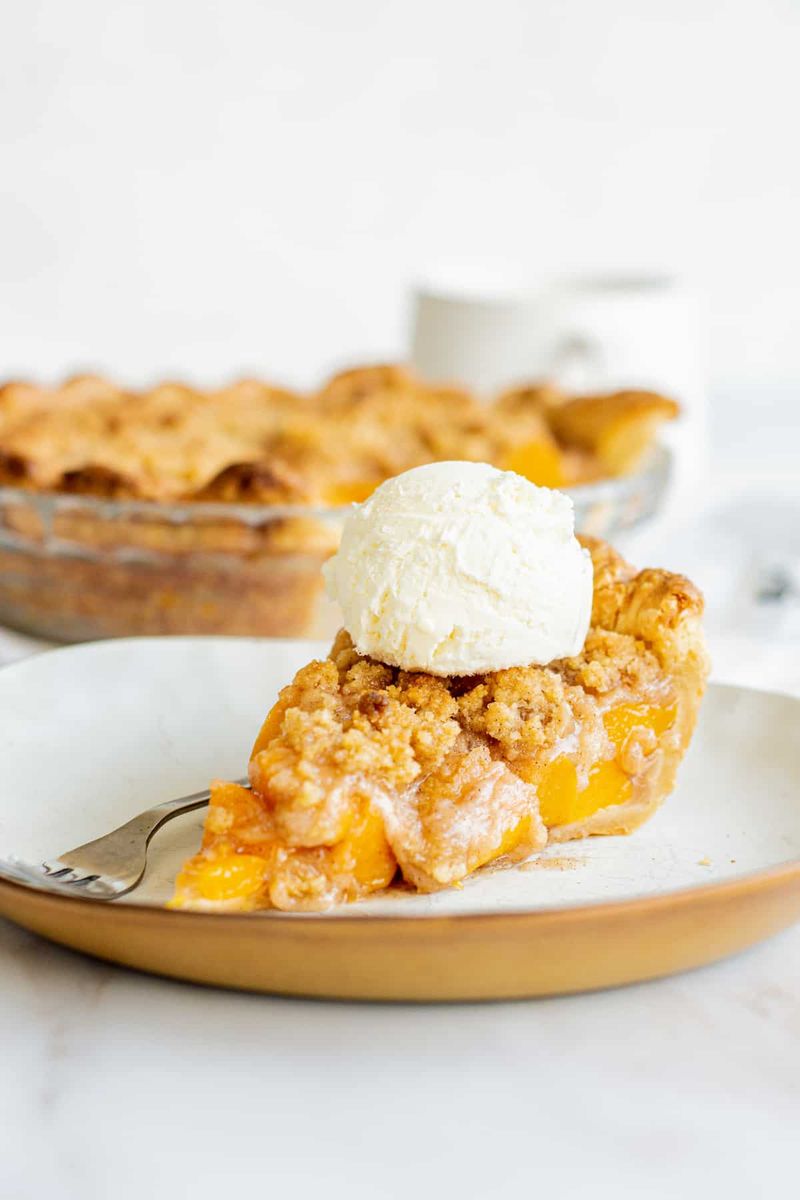 Canned Peach Pie