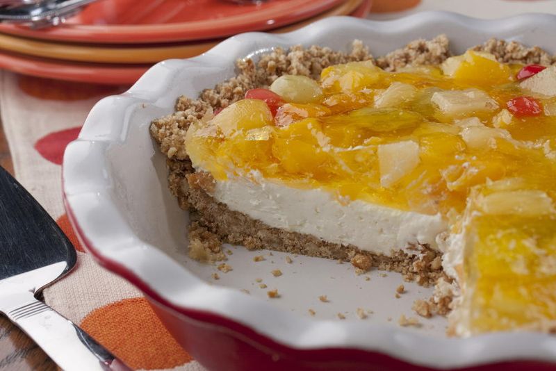 Canned Fruit Cocktail Pie