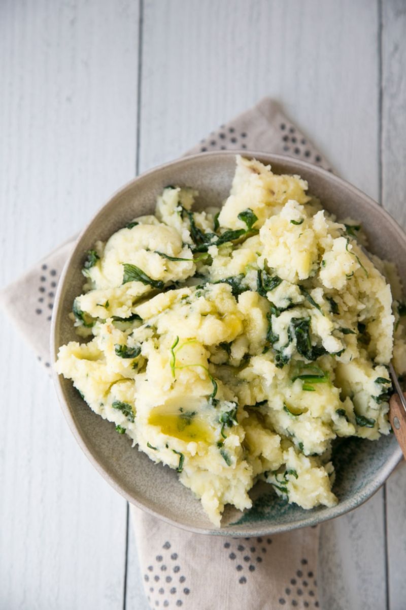 Steamed and Mashed Vegetables