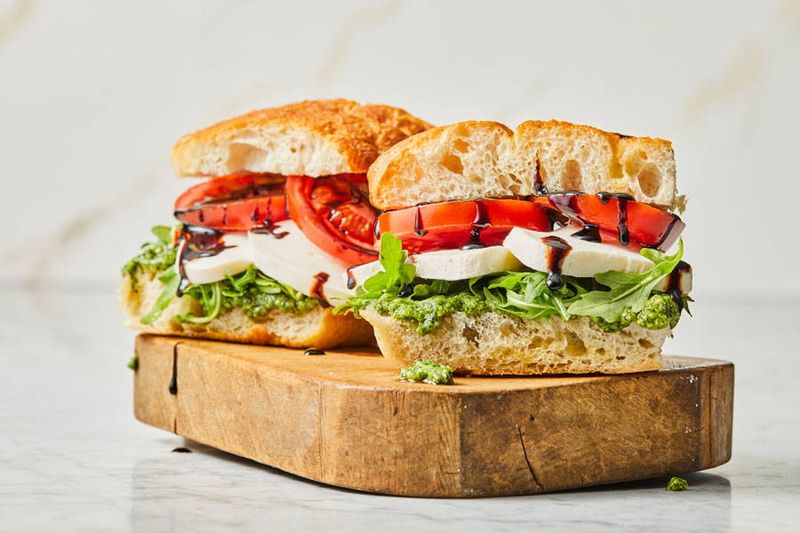 Caprese Pesto Sandwich