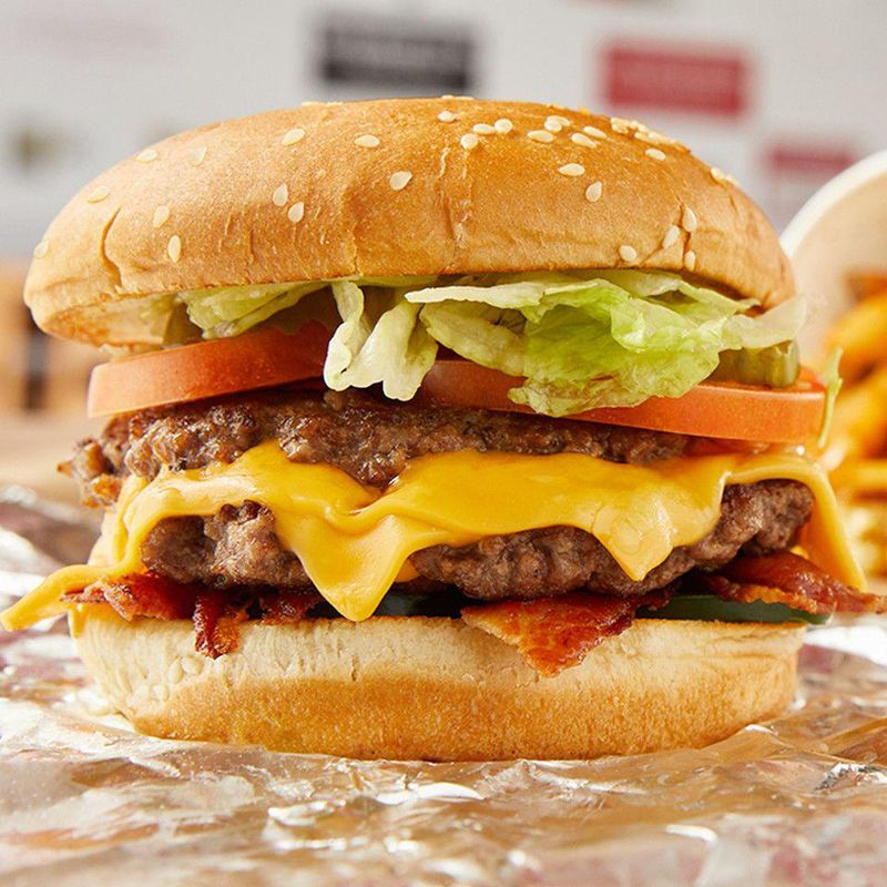 Five Guys Cheeseburger