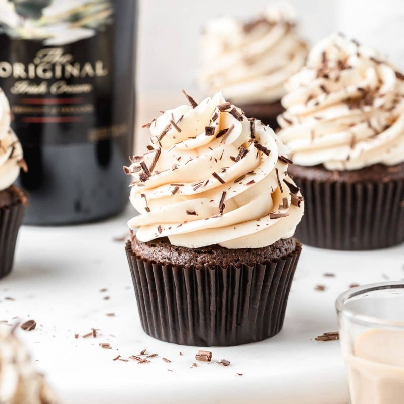 Baileys Irish Cream Chocolate Cupcake