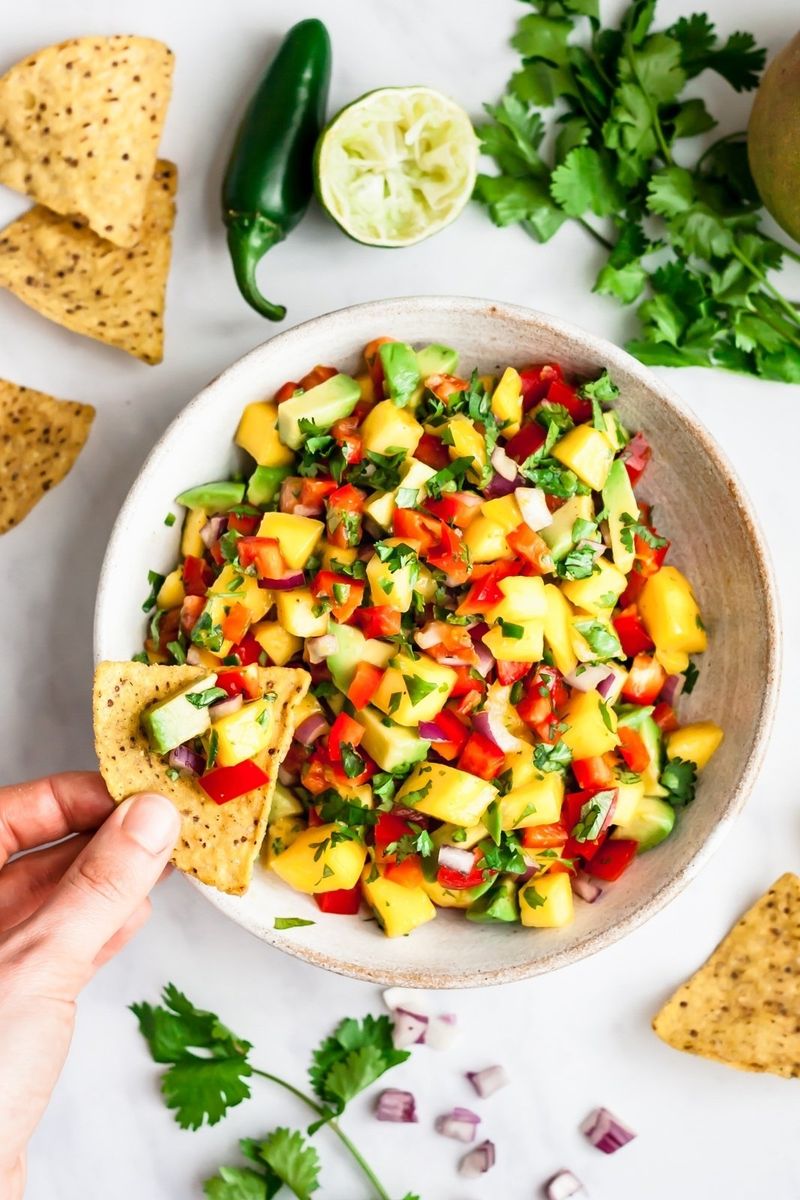 Vibrant Avocado Mango Salsa