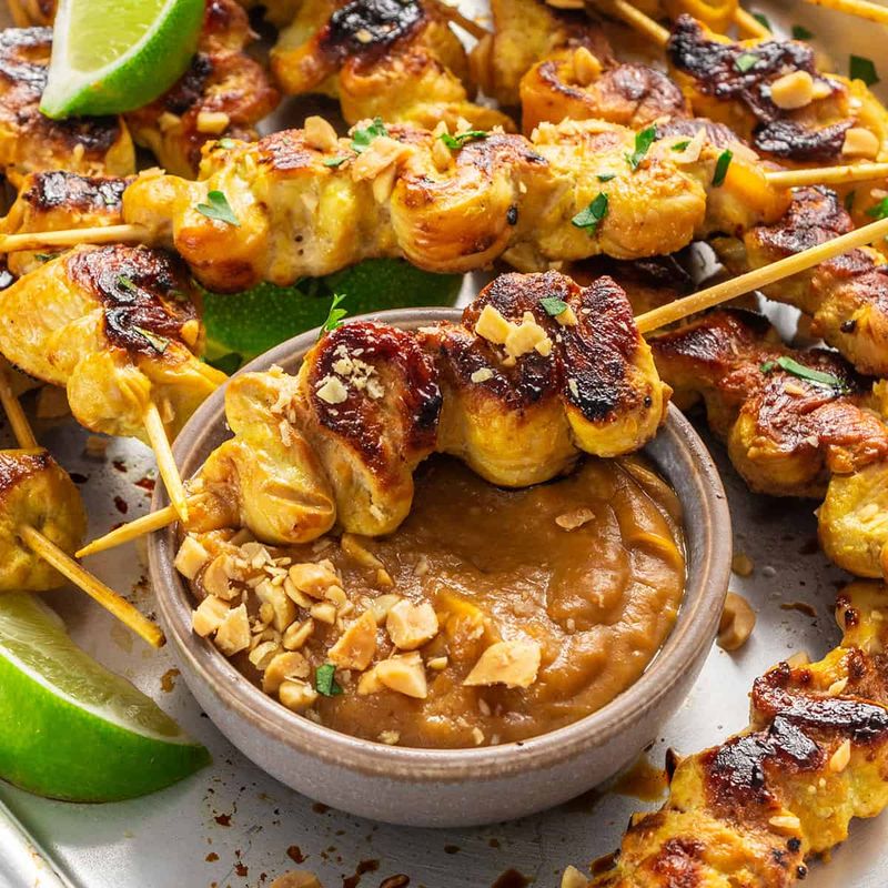 Chicken Satay Skewers