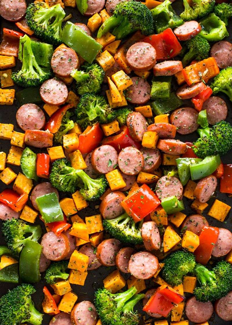 Sausage & Roasted Veggies