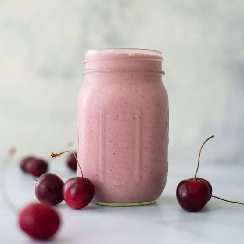 Cherry Vanilla Protein Smoothie