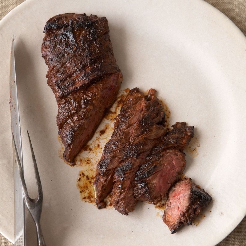 Adobo-Marinated Sirloin Strips
