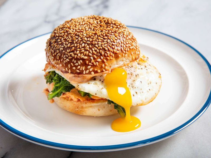 Breakfast Sandwich with Fried Egg