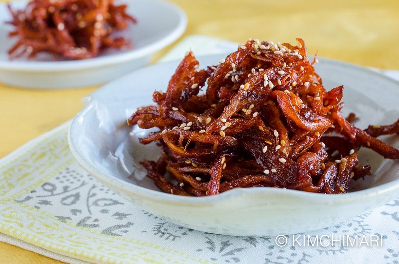 Dried Squid (Ojingeochae / 오징어채)