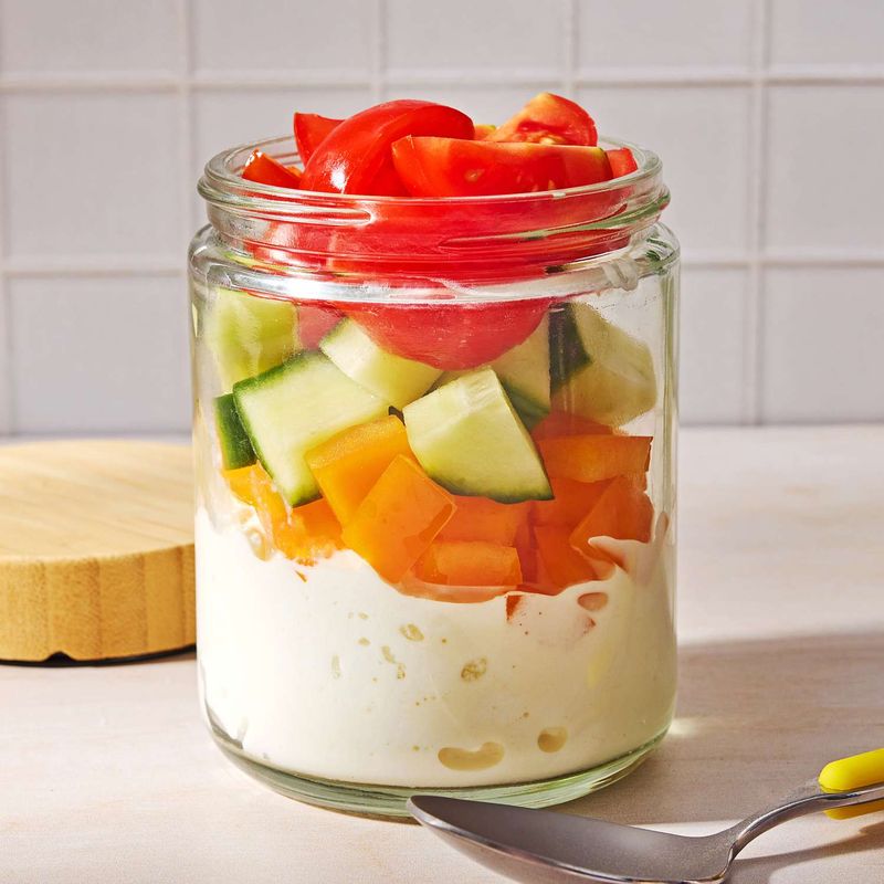 Cottage Cheese Snack Jar