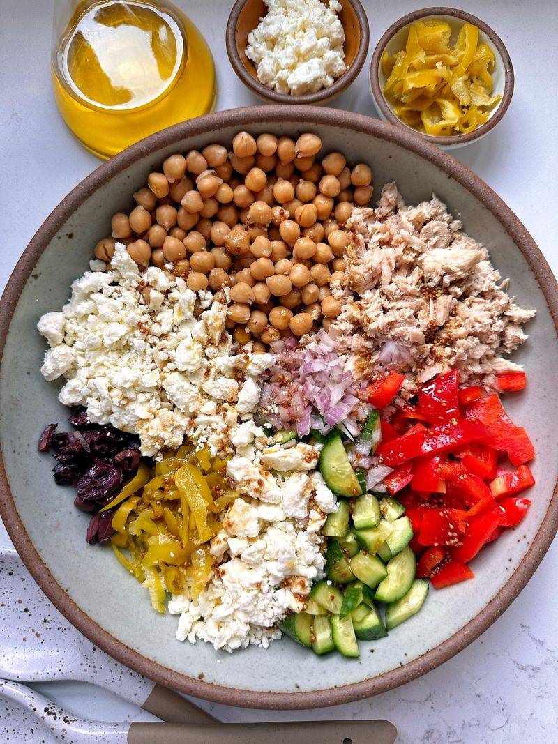 Tzatziki Chickpea Tuna Salad
