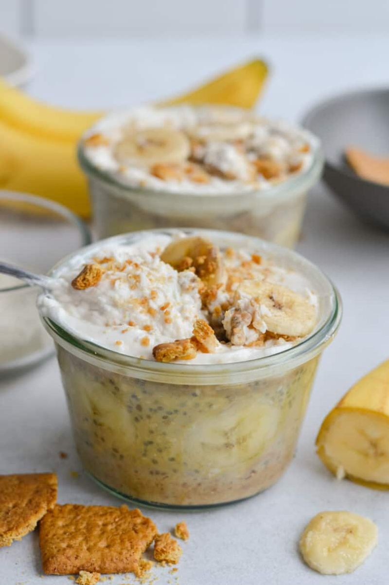 Banana Cream Pie Overnight Oats