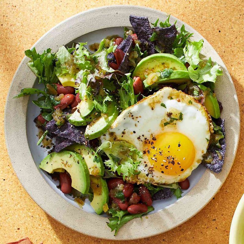 Breakfast Salad with Salsa Verde