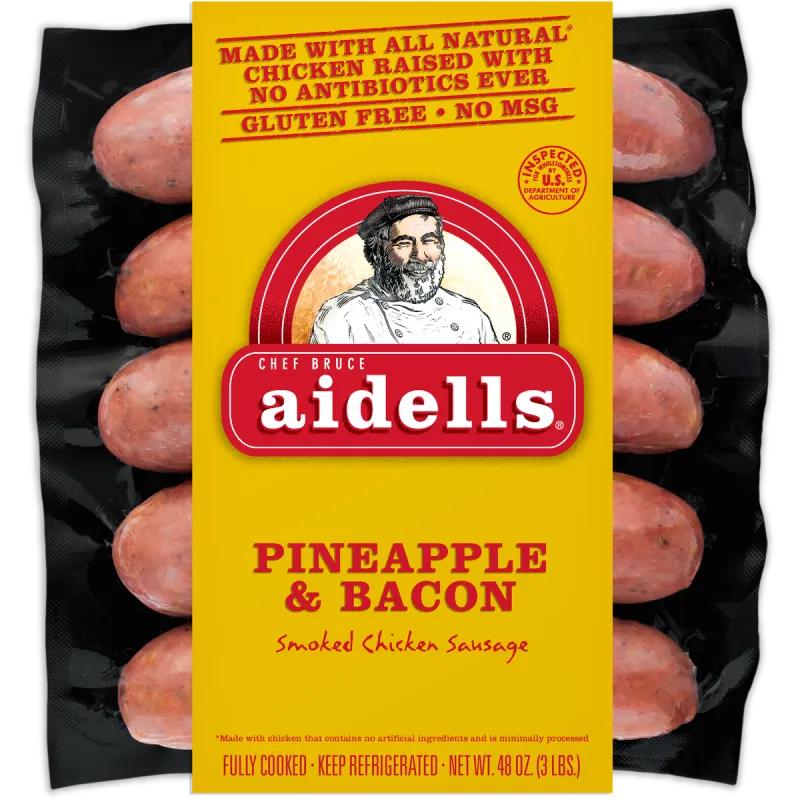 Aidells Pineapple & Bacon Chicken Sausages
