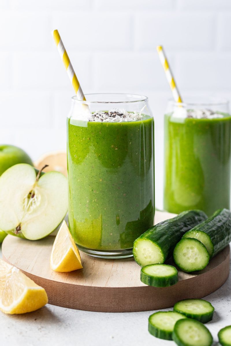 Green Smoothie with Spinach