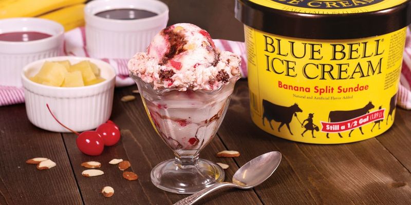 Blue Bell Banana Split