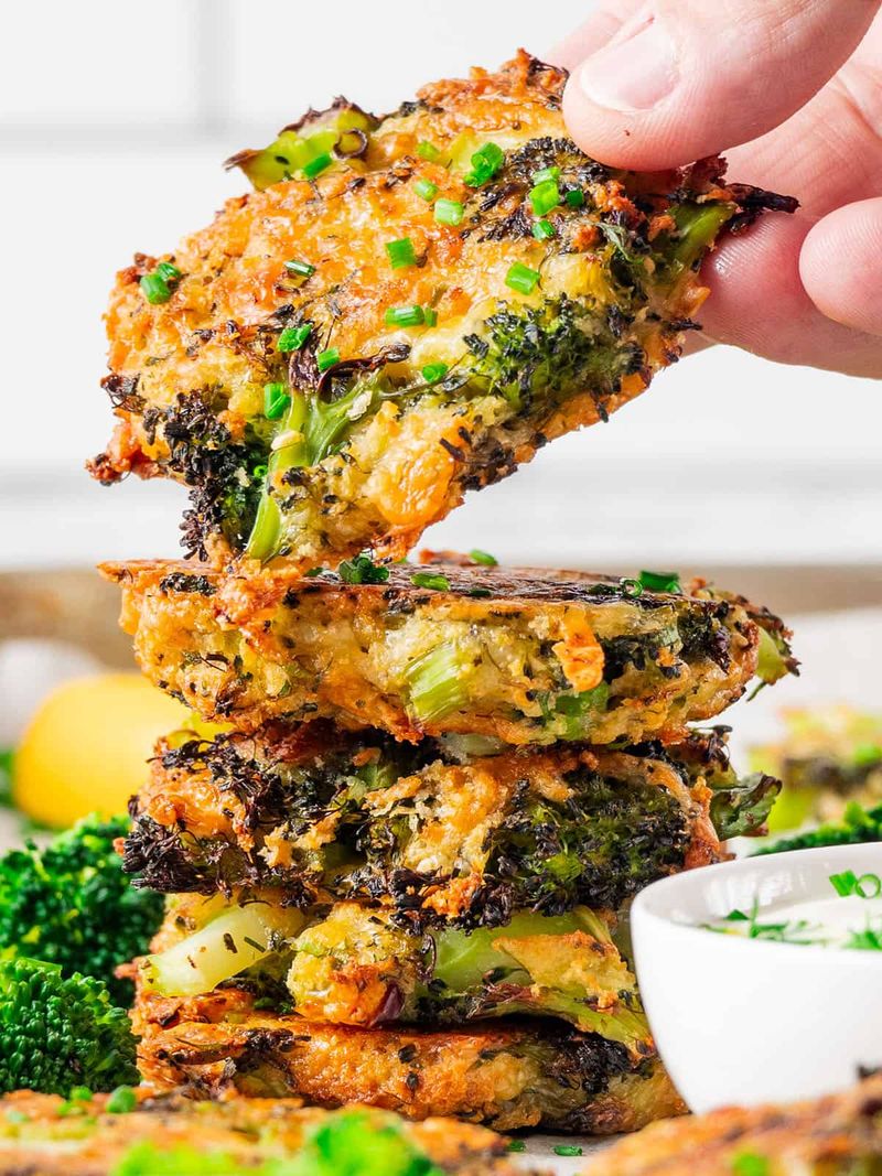 Crispy Broccoli Fritters